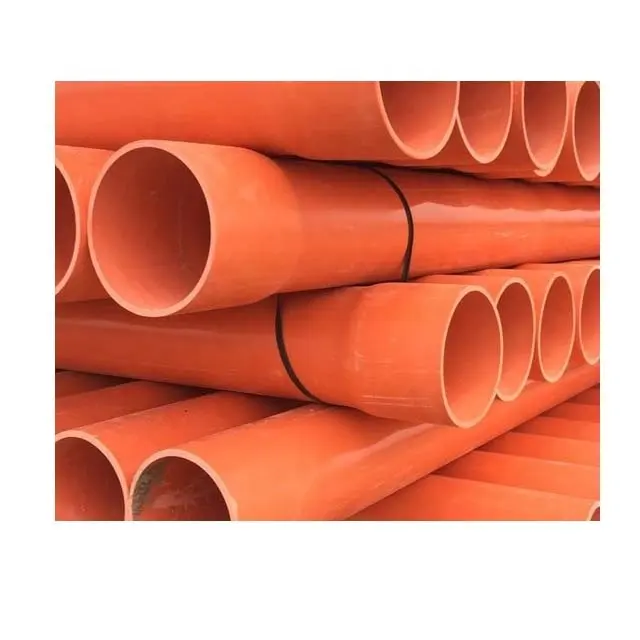 Mjenga Product water pvc pipe 3 inch orange DWV plastic tube for